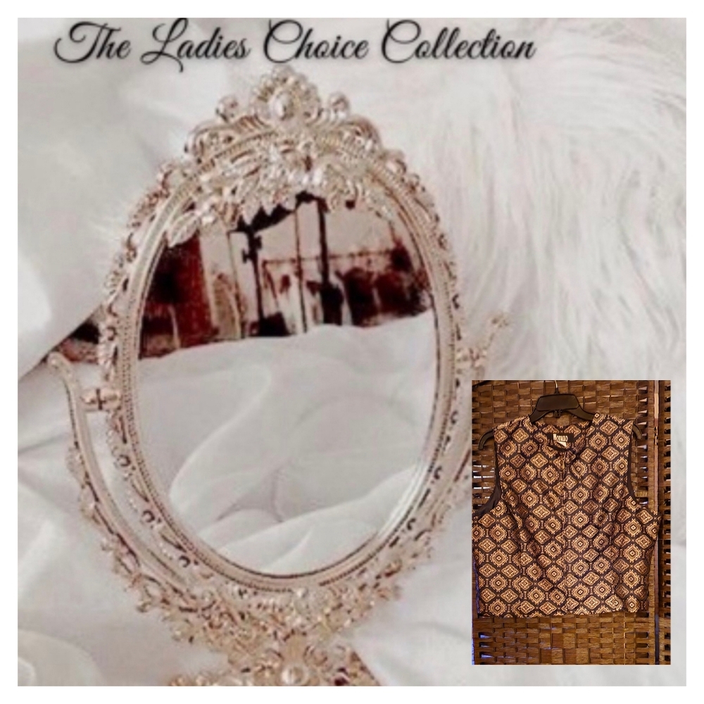 Ladies Choice Collection: Damask Printed Vest